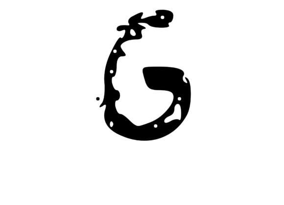 Decaying Rotten Mono Letter G