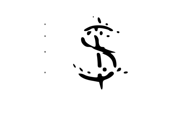 Glitched USA Dollar Symbol 2