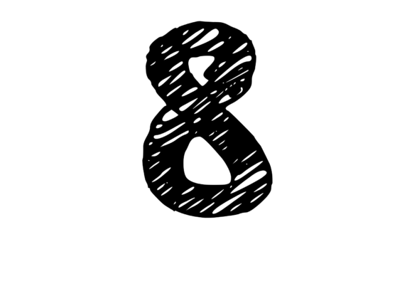 Rough and Messy Scribbled Mono 8